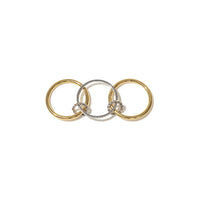 Triple Band Two Tone Ring