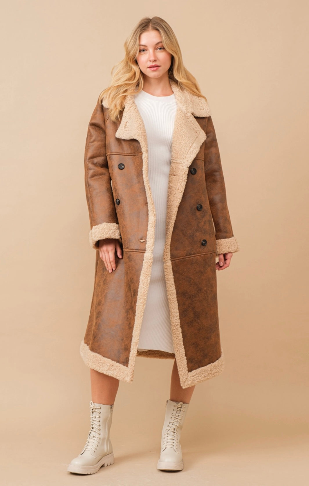 Shearling Cozy Coat