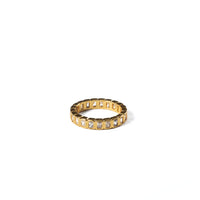 Tennis Emerald Cut Ring