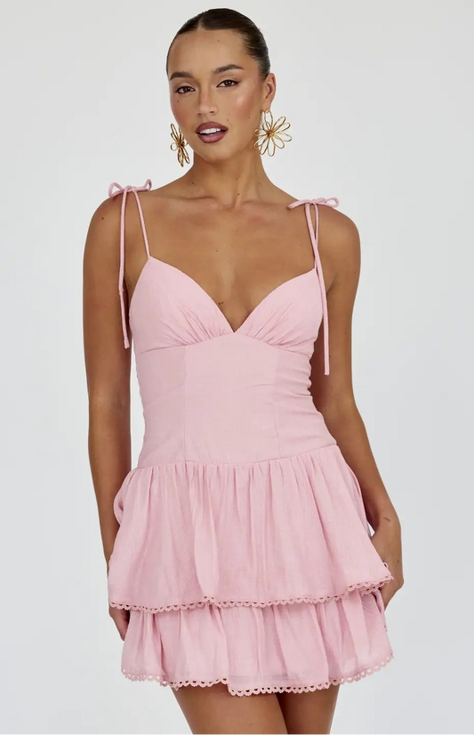 Baby Doll Dress (Pink)