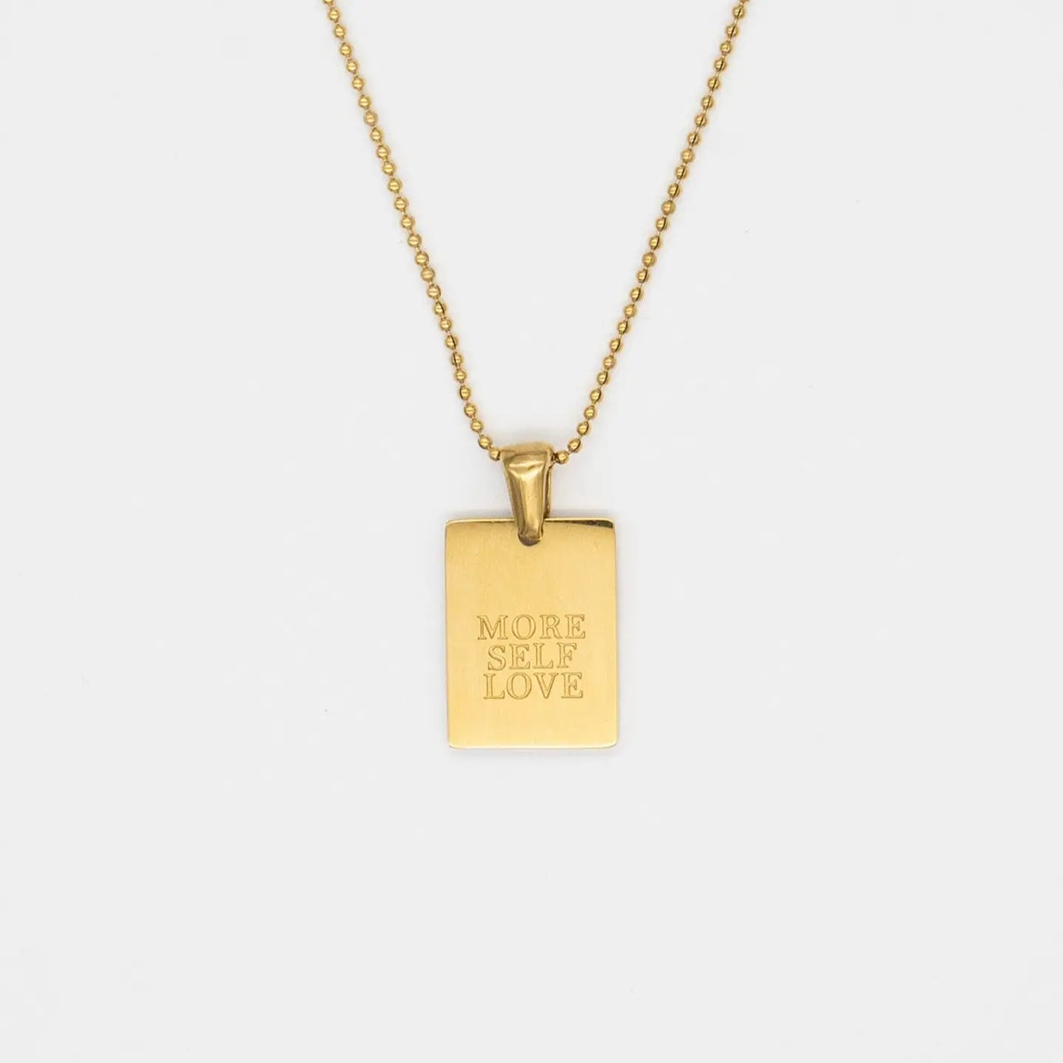 Waterproof More Self Love Necklace