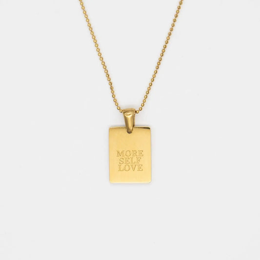 Waterproof More Self Love Necklace