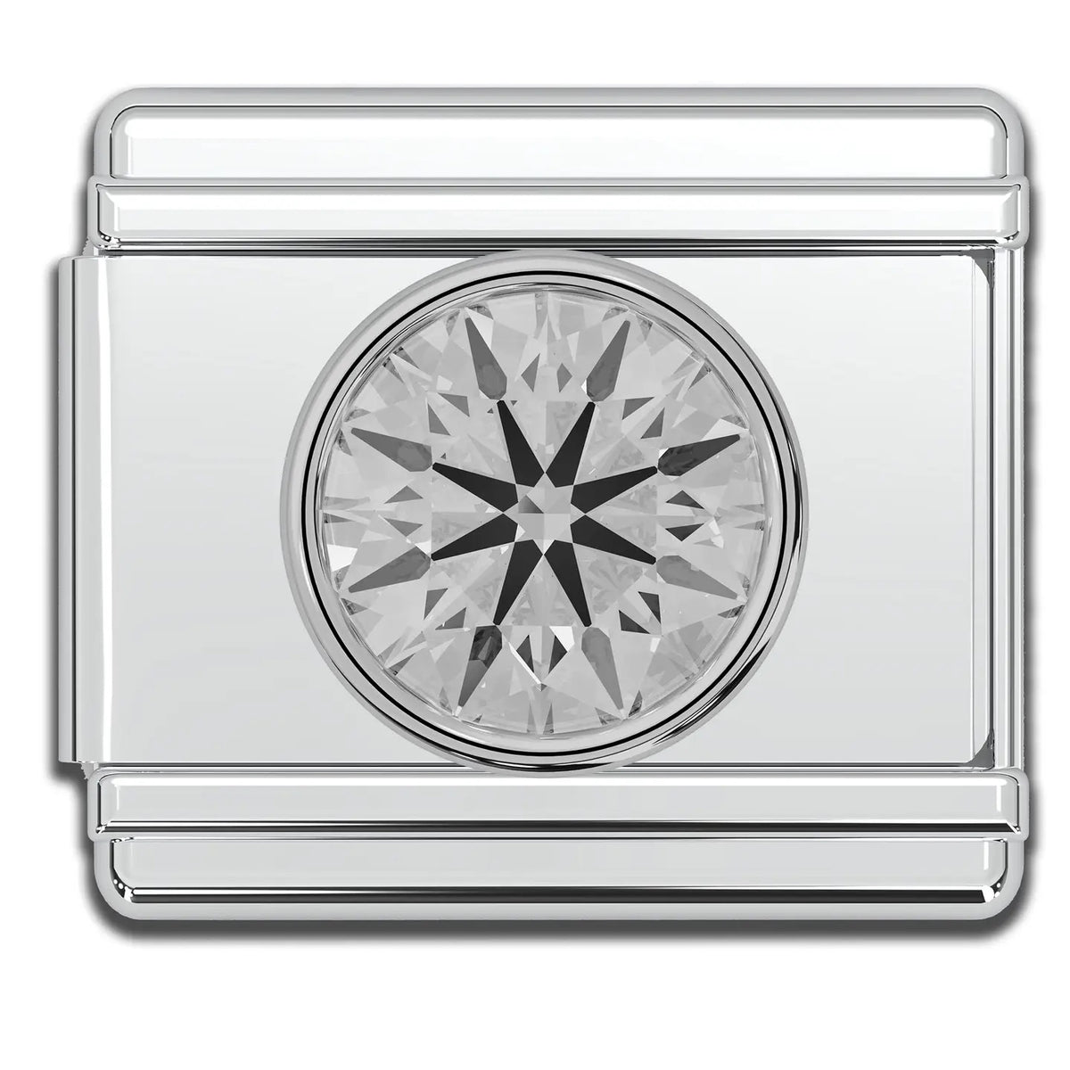 White Topaz (April) Charm
