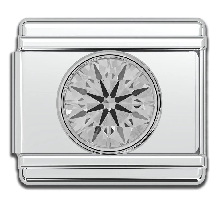 White Topaz (April) Charm