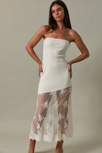 Jada Lace Tube Dress