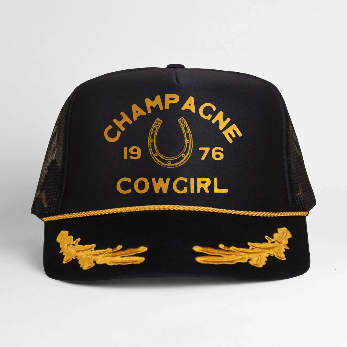 Champagne Cowgirl Trucker Hat