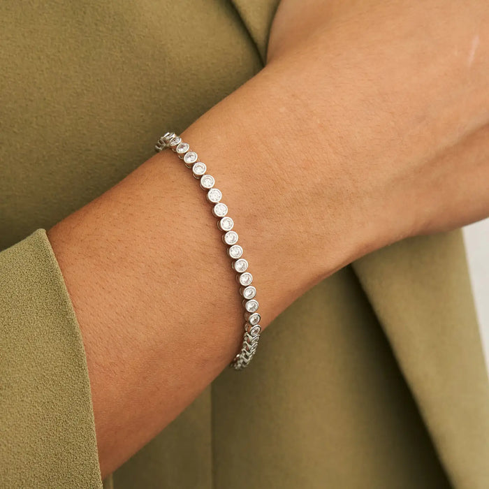 Demi-Fine Tennis Bracelet