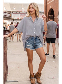 Avery Short Button Down