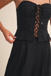 Lexi Linen Lace Up