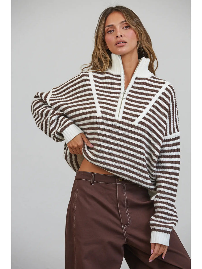 Preppy Californian Half-Zip