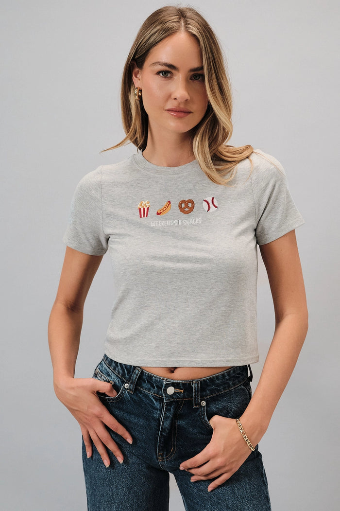Snack Graphic Baby Tee