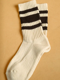 Retro Stripe Crew Socks