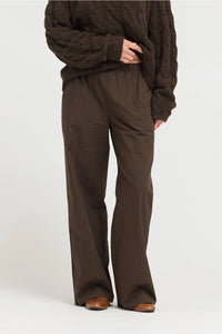 Micro Gingham Easy Pant