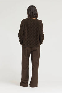 Micro Gingham Easy Pant