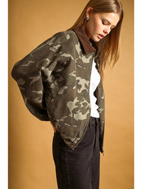Camouflage Bomber Jacket