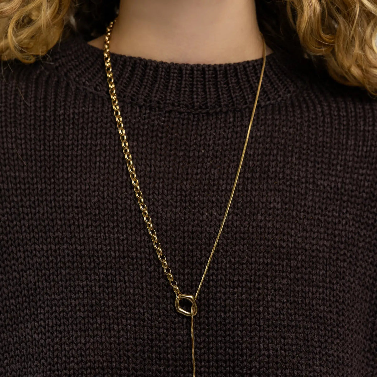 Gold Dual Chain