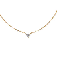 Heart Solitaire Necklace