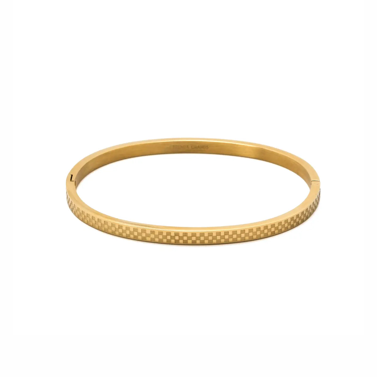 Chess Gold Bangle