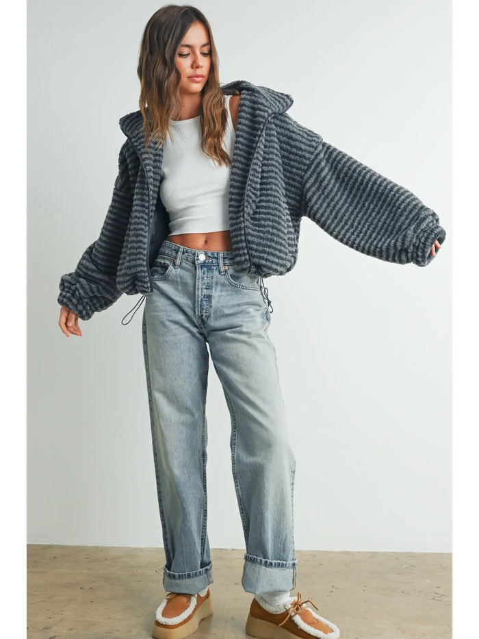 Collared Puffer Jacket