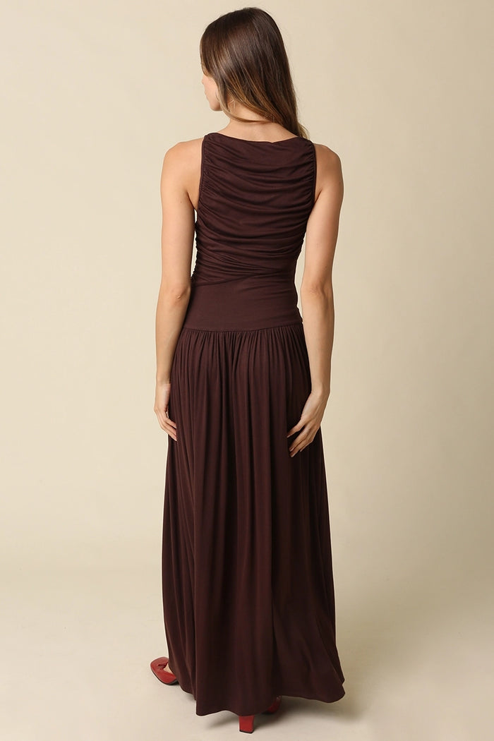 Leni Drop Waist Maxi Dress